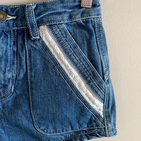 Free People Sweet Surrender Denim Shorts Size 24 - Picture 5 of 9